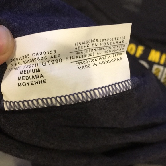 University of Michigan T-Shirt, Navy Blue, Medium - Picture 6 of 8